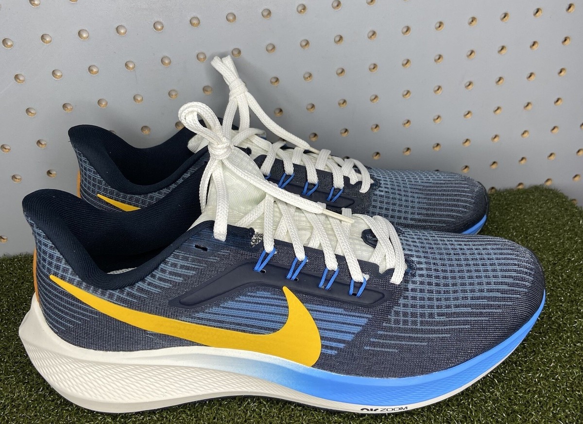 Nike Mens Air Zoom Pegasus 39 Premium Blue Yellow DO9580 400