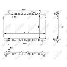 Refrigerador refrigeración del motor NRF para KIA Carnival/Grand VQ