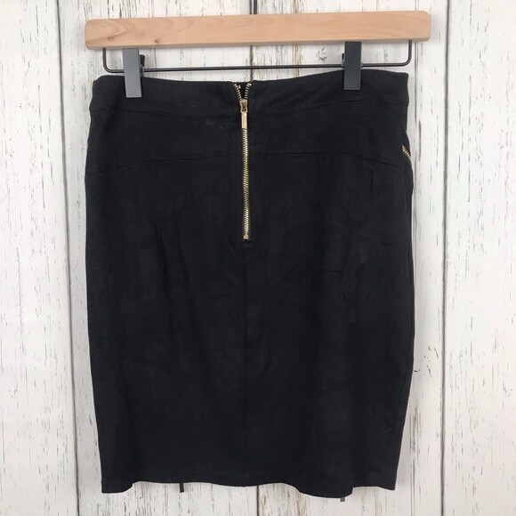 Mini-jupe Noire Bebe - Taille 8 Femme - Occasion En Très Bon état - Fermeture éclair