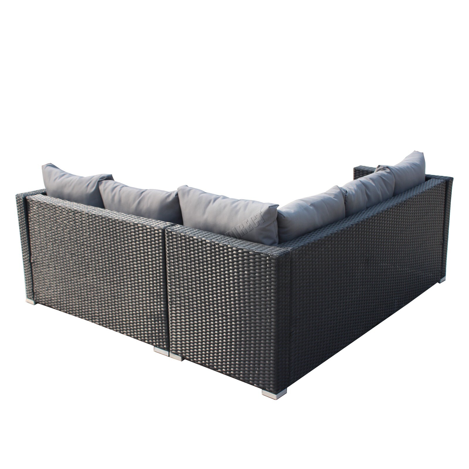 SPARE REPAIR Outdoor LShape Rattan Sofa Glass Table Garden Furniture