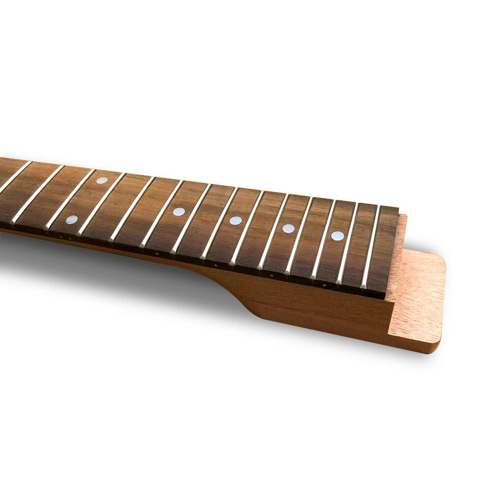 DIY Electric Guitar Kit 22Fret 24.75inch Mahogany with HH Pickups Banana Head - Bild 3 von 4