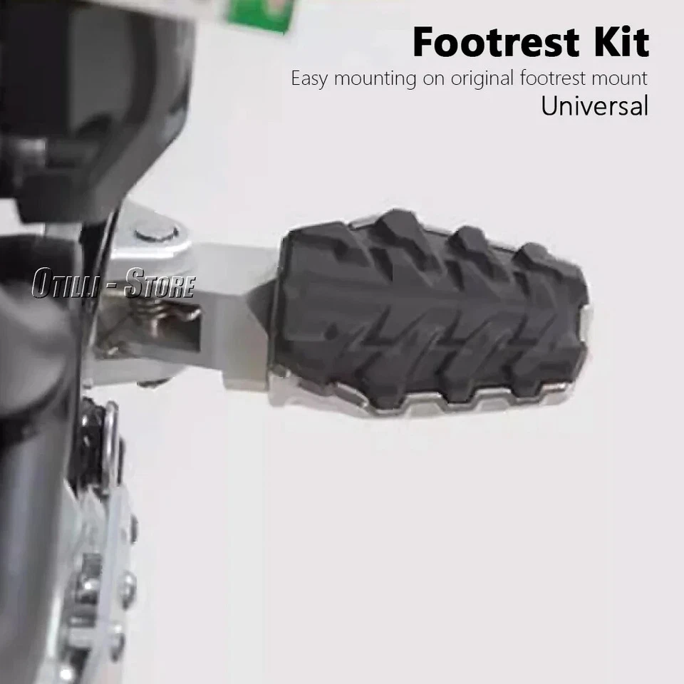 Foot Pegs Footrests Pedals Kit For Kawasaki VERSYS X-300 Versys 650 1000 2024 Foto 4 de 4