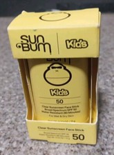 Sun Bum KIDS Clear Sunscreen Face Stick SPF 50 0.53 oz