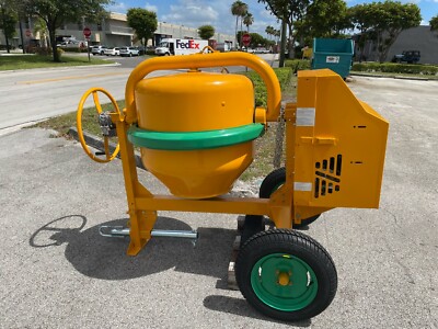 12 cubic feet, Cormac concrete mixer MADE IN ITALY with 7 Hp diesel engine
