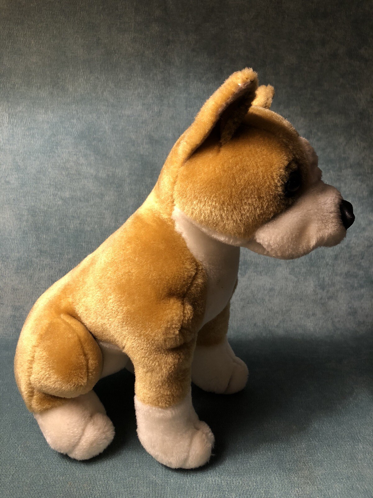 BOXER DOG TOY REALISTIC STUFFED ANIMAL 11" CUDDLY PLUSH SOFT TEDDY EUC eBay