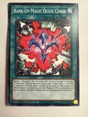 Yu-Gi-Oh! LD Duels From The Deep Rank-Up-Magic Quick Chaos #LED9-EN015 NM
