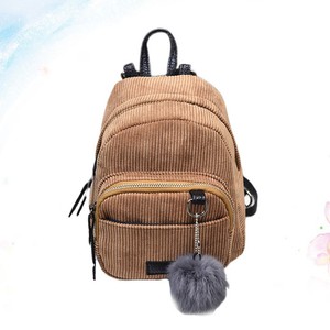 yellow corduroy backpack