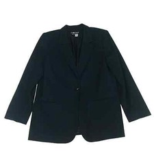 Sag Harbor Women's 12 Wool Blazer Jacket Green