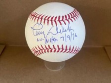 LARRY DIERKER ASTROS NO HITTER 7/9/76 SIGNED M.L. BASEBALL JSA AH46922