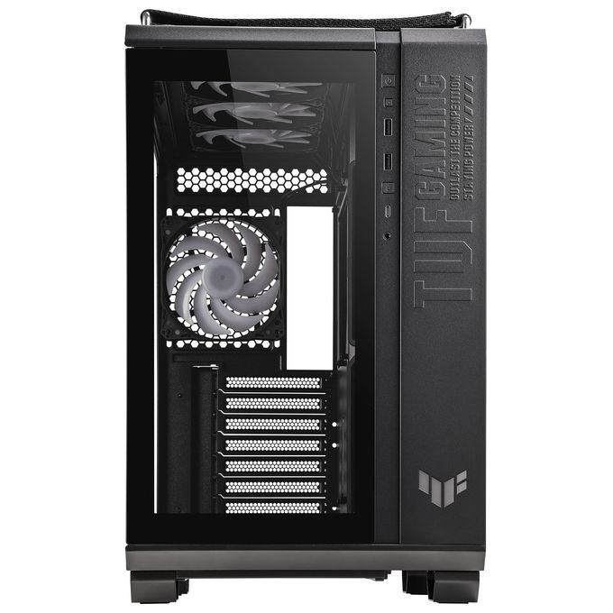 Asus TUF GAMING GT502 PLUS TG ARGB BLACK Case per PC Gaming Mid ATX Doppia camer