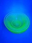 4 Uranium Glass Soup Bowl 1931-1936 Two Birds
