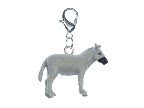 Miniblings Pferd-Anhänger Aus Gummi – 25 Mm, Versilbert, Für Bettelarmband & Reißverschluss