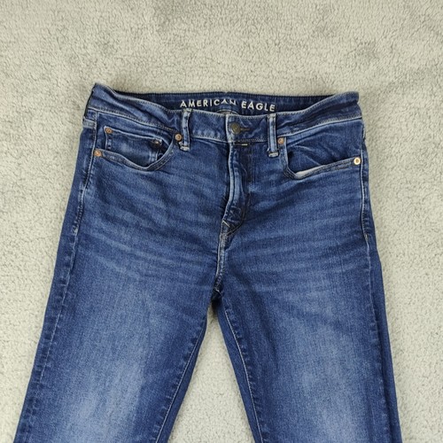 Pantalones de mezclilla American Eagle para hombre 32x34 etiqueta 32x31 real Airflex ajustados streit 850 - Imagen 2 de 22