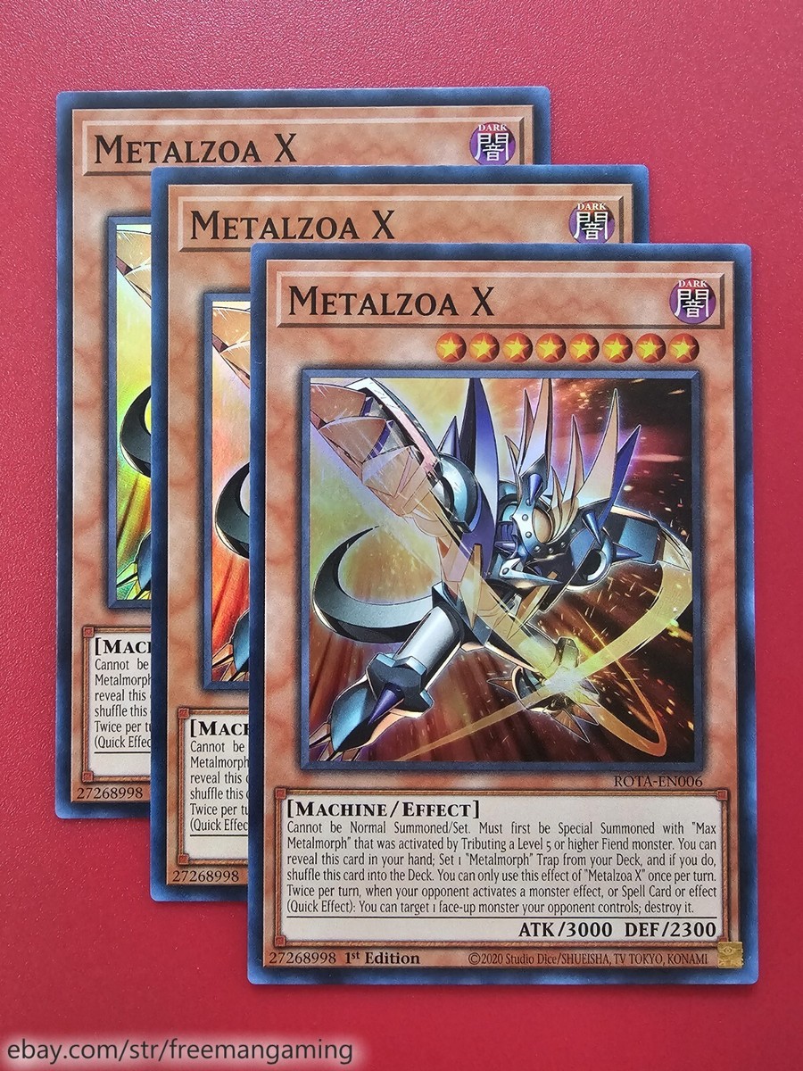 Yu-Gi-Oh! TCG Max Metalmorph Deck Core Set  24 Cards ROTA Red-Eyes Metal  Claws Dragon Zoa  Near Mint