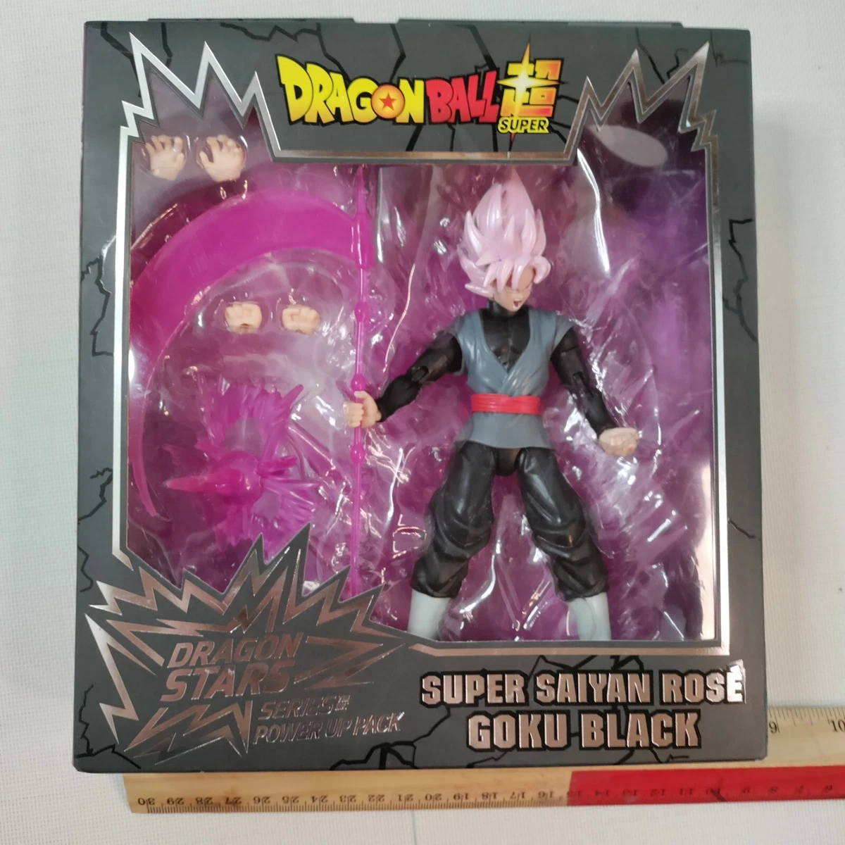 Dragon Ball Super Saiyan Rose Goku Black Action Figure with Power