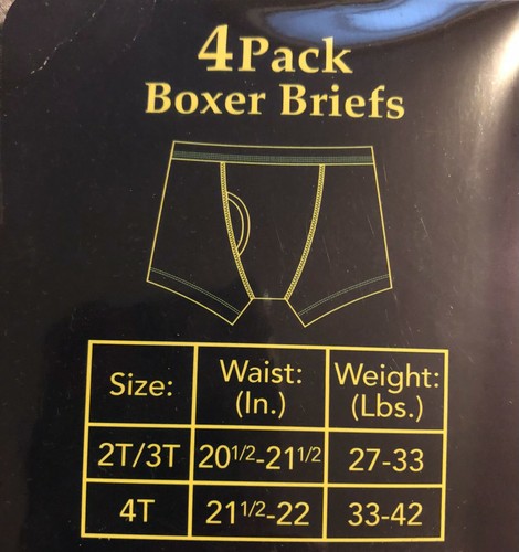 U.S. Polo Assn. Kleinkind Boxershorts Unterwäsche Jungen 2T-3T oder 4T 4er Pack ohne Etikett - Bild 4 von 6