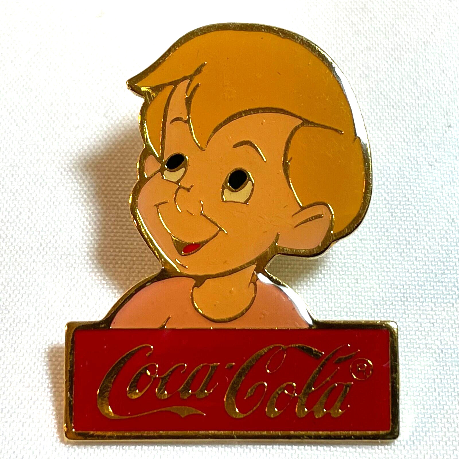 VTG - MICHAEL Coca-Cola Walt Disney World WDW 15th Anniversary Cast Pin 1986