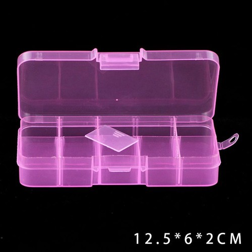 Adjustable Slots Compartment Box Jewelry Gift Boxes Storage Case Container 1Pc - Picture 9 of 34