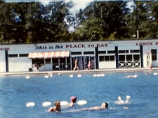 8mm Film 1954 Olympic Park Newark New Jersey Home Movie Swimming Pool Arcade