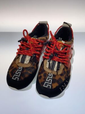 VERSACE / レオパード/ローカットスニーカー/41/BRW/dsu7071e VERSACE LEOPARD 41 Brown LOW TOP SNEAKERS DSU7071E Used | eBay
