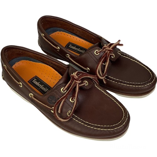 Eye Brown Leather Boat Shoes 78035 | eBay
