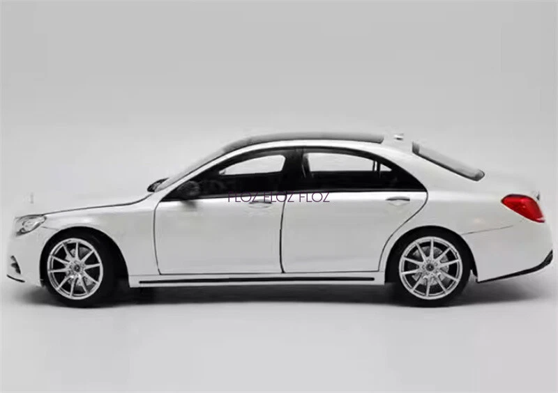 1:18 para Norev para Mercedes para Benz para Clase S para S450L para W222 2018 blanco Foto 2 de 4