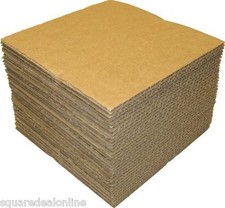  50 Cardboard 12" Vinyl Record LP Shipping Pads Squares Inserts 12-7/16 12NCPAD