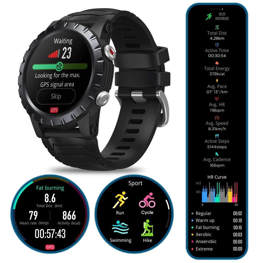 Kw69 stratos multisport top smartwatch with camera