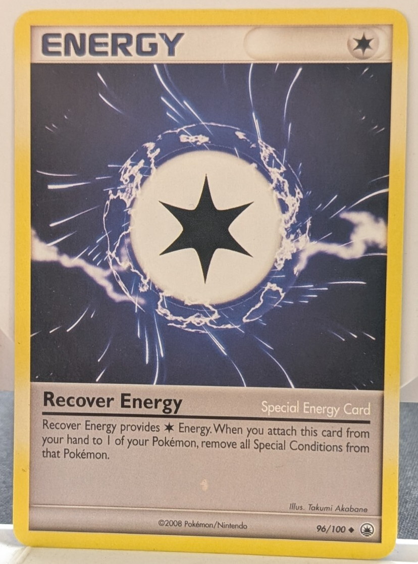 Recover Energy - 96/100 - Uncommon Pokémon Majestic Dawn Non-Holo