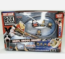 Tony Hawk Box Boarders Super Pack Kidney Bowl Ramps w/Fisheye Lens FREE SHIP