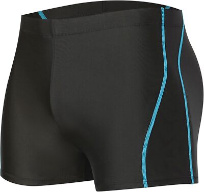 Men Swimsuits Square Legs UPF50+ Swim Jammer Trunks,Swimsuit Bathing Shorts