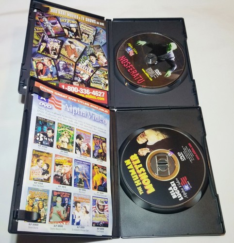 Nosferatu (DVD, 1922, Silent Film) & The Human Monster DVD - Imagen 4 de 4