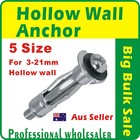 <!--F#f_0-->Hollow Wall Anchor Zinc Plated Professional Wholesaler 5 Size Available Bulksale<!--F/-->