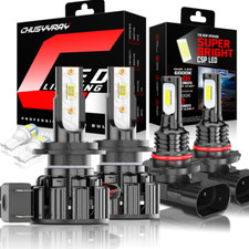 For Toyota MR2 MK3 2002-2007 High/Low Beam 6000K LED Headlight Bulbs HB3 H7 Set