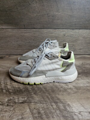 Adidas Nite Jogger Sneakers Shoes 2019 Off White Yellow Women's Size 6.5
