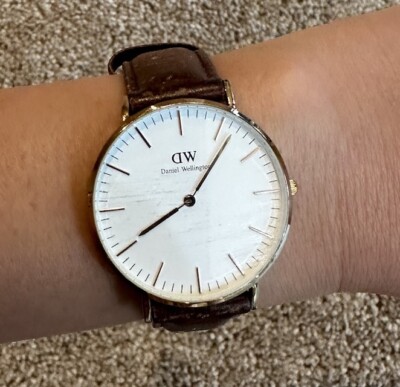 Daniel Wellington Classic Bristol Rose Gold Leather Watch - 36mm 