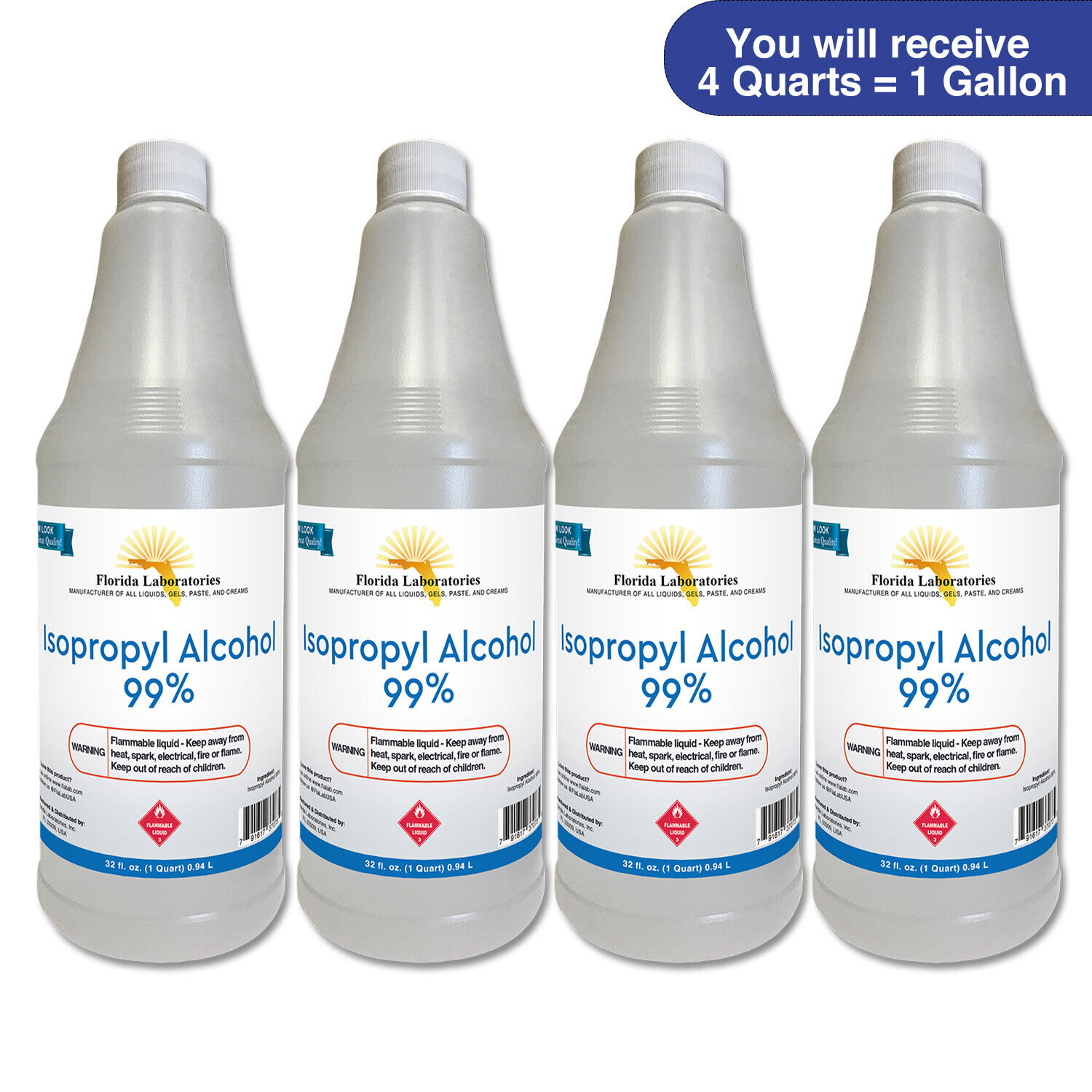 Alcool Isopropyl Nature 99.8% - 1 Litre