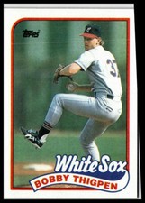 1989 Topps #762 Bobby Thigpen Chicago White Sox