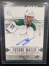 2014-15 SP AUTHENTIC PATRIK NEMETH FUTURE WATCH AUTO RC! #’d 531/999🔥SC BERN🔥