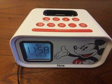 Disney iHome Mickey Mouse Dual Alarm Clock Speaker System