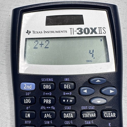 Texas Instruments TI-30XIIS Scientific Calculator & case WORKS School Math - Picture 2 of 8