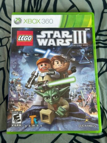 LEGO Star Wars III: The Clone Wars (Microsoft Xbox 360, 2011) Cib Buch komplett