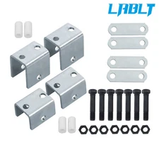 For 2000lb-7000lb Axle Double Eye Springs Trailer Single Leaf Spring Hanger Kits