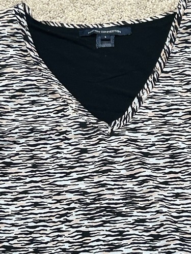 Camicia donna French Connection taglia small stampa multicolore leggera floreale - Foto 4 di 10