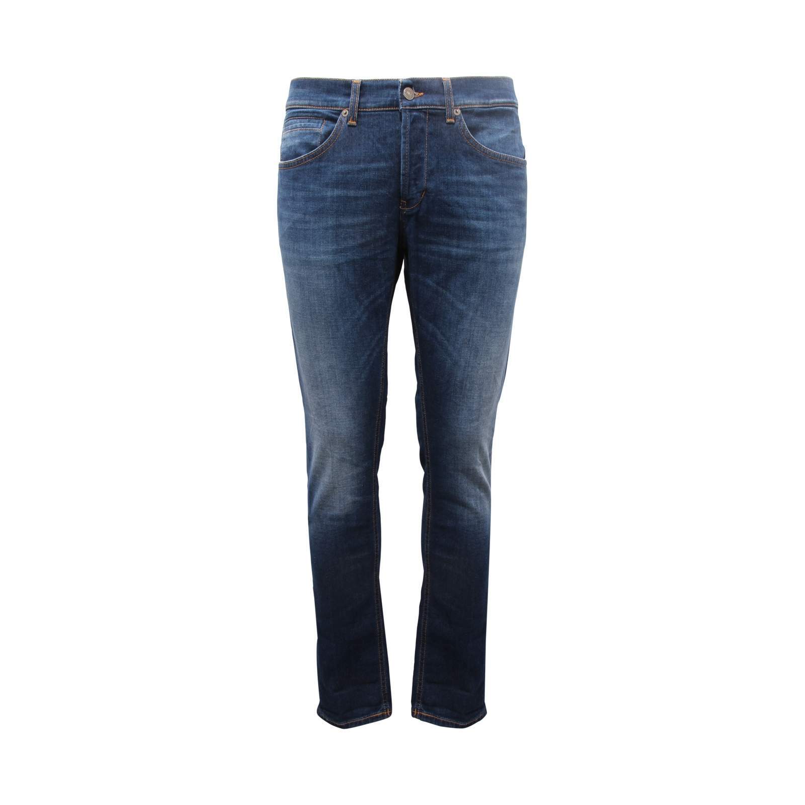 8187AR джинсы uomo DONDUP GEORGE мужские брюки ЗАУЖЕННОГО кроя 38290₽