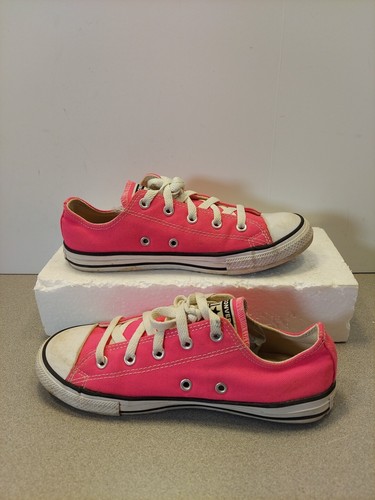 Unisex Converse Allstars Low Top Pink Size 3 - Picture 6 of 12