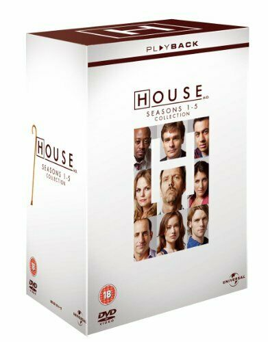 House - Season 1-5 DVD TV Shows (2009) Hugh Laurie New