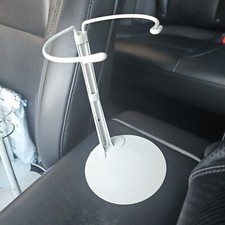 Kaiser White Adjustable Doll Stand 4.5" base, 7.5-11" height, 4"claw