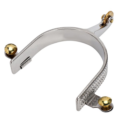 Horse Spurs Western Stainless Steel Riding Horse Roping Spurs With