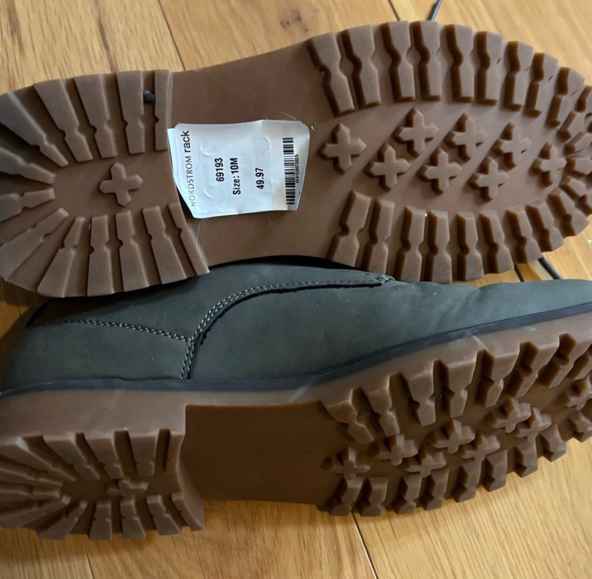 SAOLA Mocassini stringati Abound Tyson da uomo 10M grigi suola a strappo